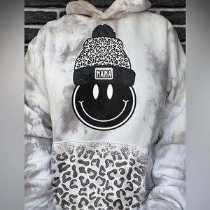 Hoodies with DTF & Sublimation design on front.